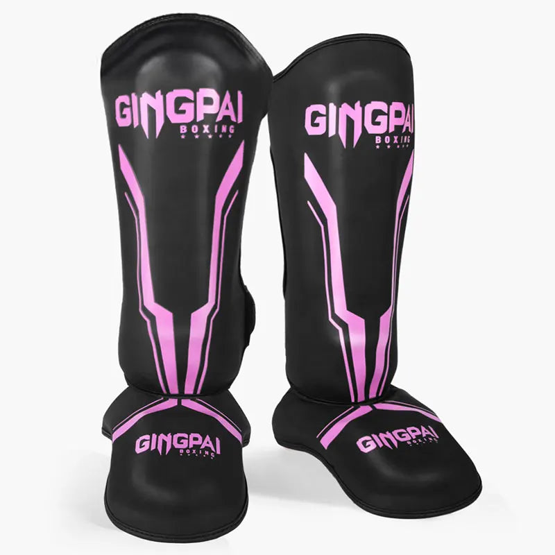 Professional Kickboxing Leg Guard Muay Ankle Protector Sparring MMA Shin Boxing Thickened Fighting Gear Ankle Protective