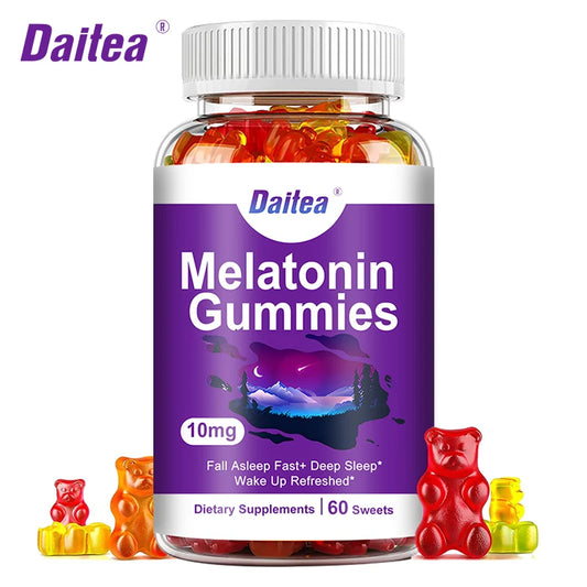 Melatonin 10 Mg Adult Gummies - Maximum Strength Sleep & Deep Sleep Gummies - Gluten Free, Non-GMO, Vegetarian
