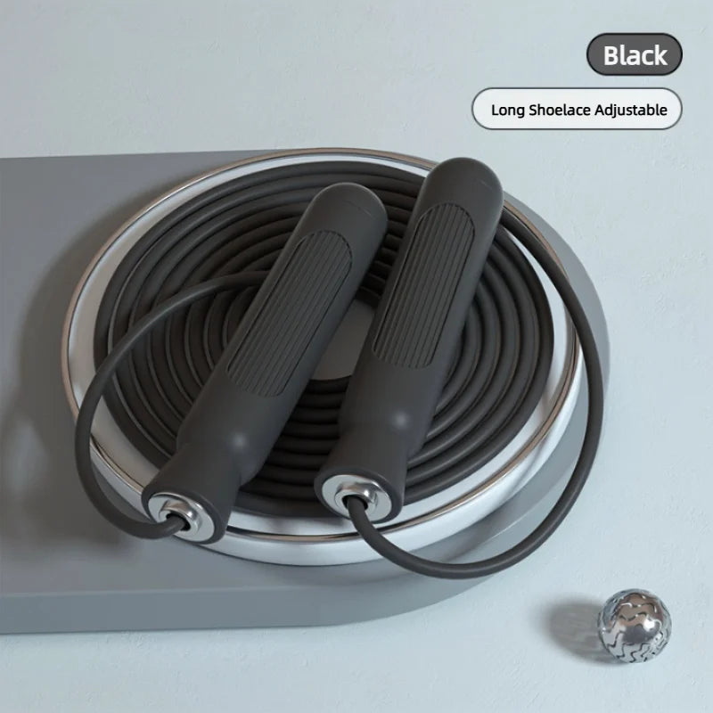 Adjustable Jump Rope For Speed Skipping Exercise Weight-Loss Fitness Women Men And Kids Ropea Length Steel Ropes With Bearings