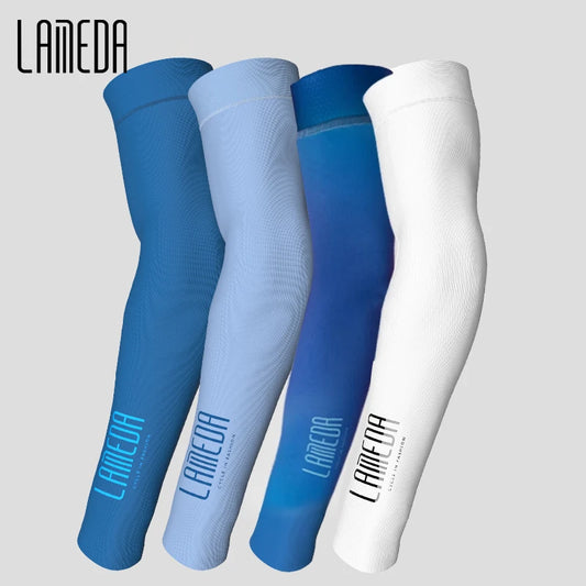 LAMEDA Cycling Arm Sleeves Man UV Protection Bicycle Riding Sleeve Mountain Men Sunscreen Arm Cover Ice Silk Bicycle Accessories
