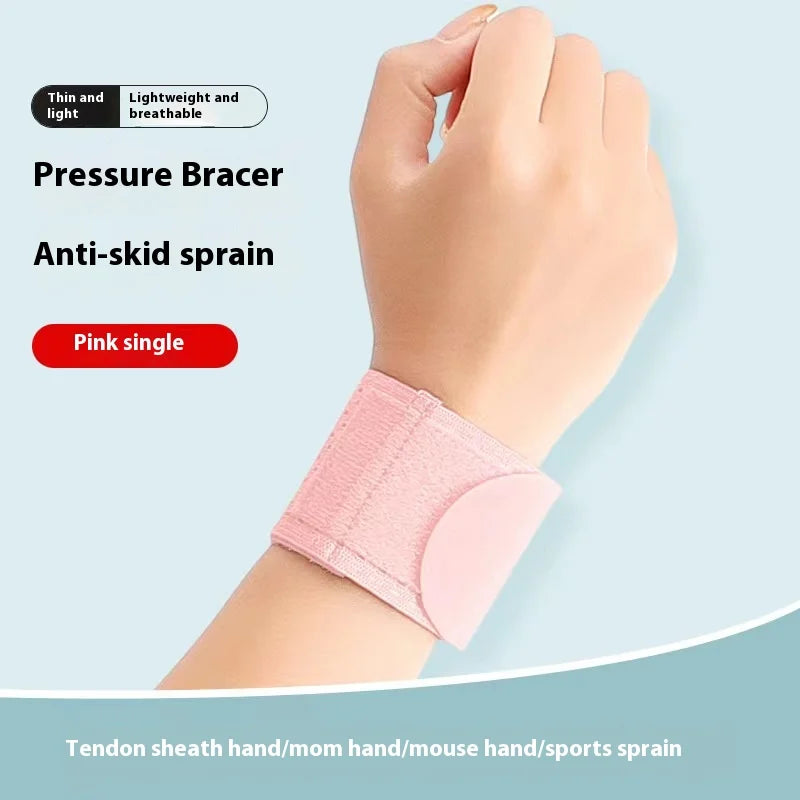 Sports wrist protector for women with twisted tendon sheath, badminton, basketball, fitness, lightweight, compressed, high elas