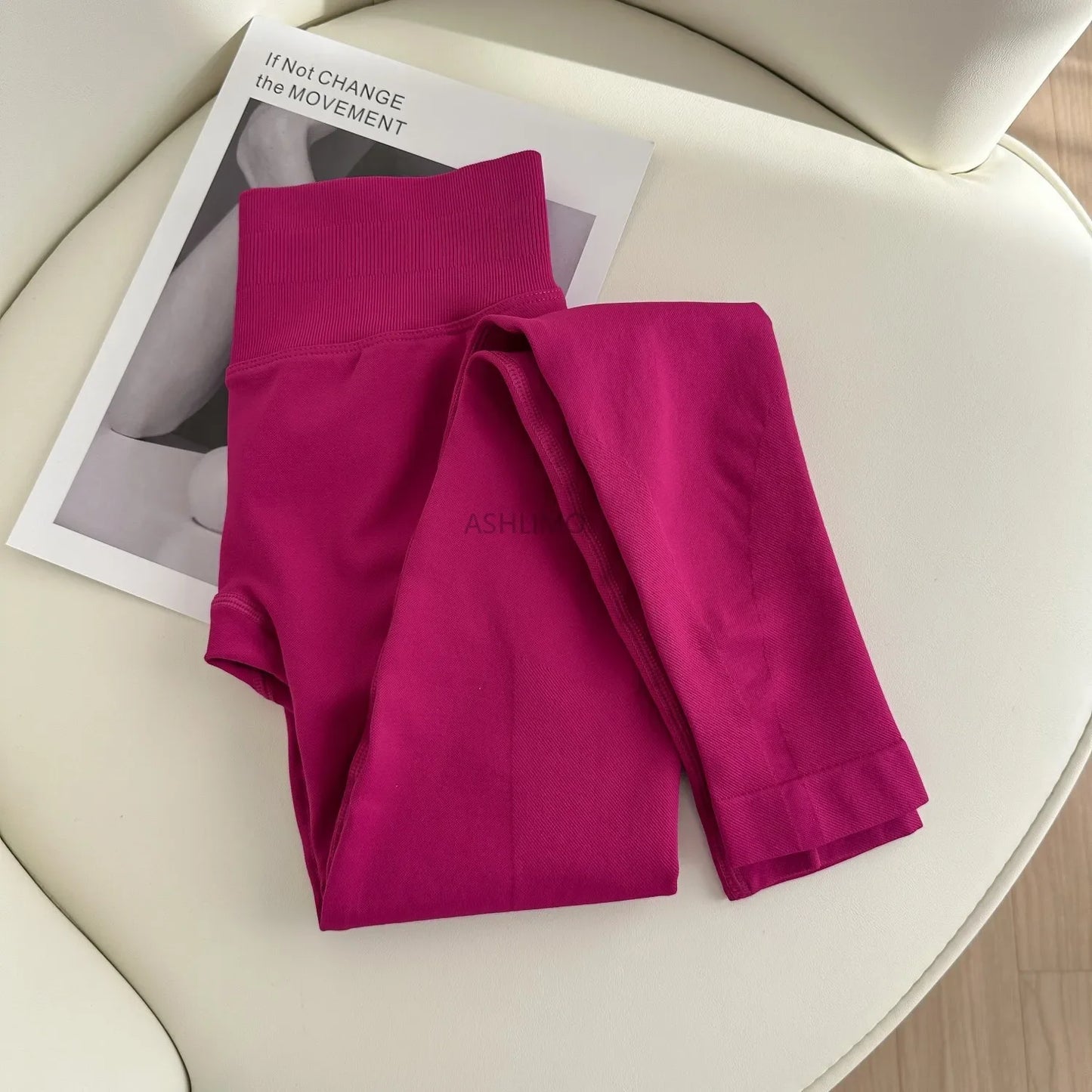 Impact Leggings With Logo Gym Seamless Leggings Women Low Waist Scrunch Bum Leggings Workout Clothes Sports Tights Yoga Pants