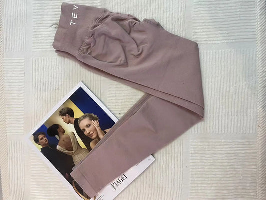 Seamless Yoga Pants Impact Leggings Women High Stretch Low Ribbed Band Scrunch Gym Leggings Fitness Sweat Wicking Workout