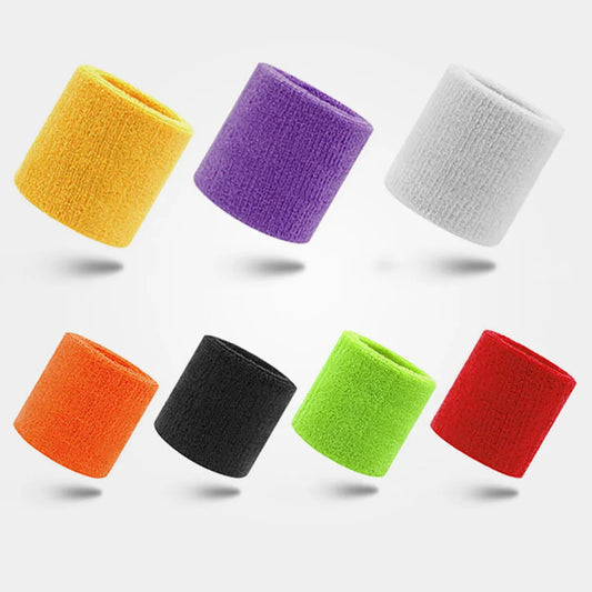 Wrist Support Band Wristband 8x8cm Sport Bracers Sweat Towel Cuff Tennis Wrist Guard Protector Strap Fitness Run Sweatband Gym