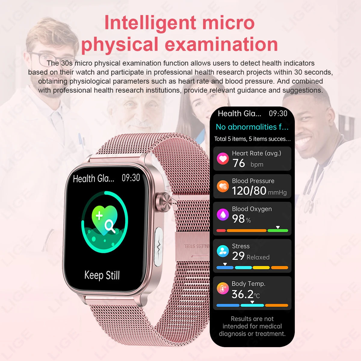 2025 New ECG+PPG Smart Watch Women Heart Rate Blood Lipid Uric Acid Women Menstrual Health Tracker Smartwatches For Android iOS
