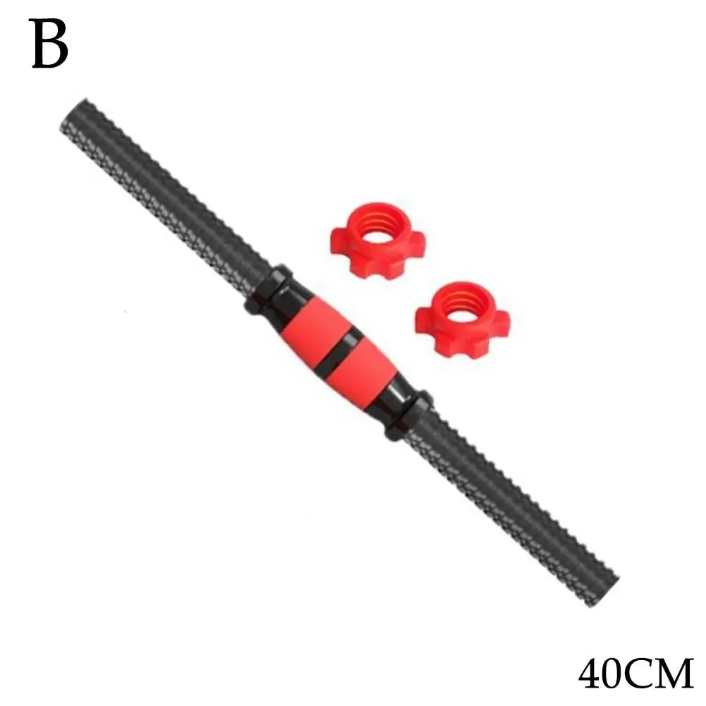 Gym Fitness Solid Steel Dumbbell Rod Bar F Body Building Barbell Training Strength Body Weight Lift Workout Workout Buildin K1l7