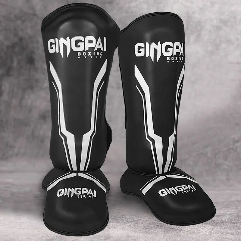 Professional Kickboxing Leg Guard Muay Ankle Protector Sparring MMA Shin Boxing Thickened Fighting Gear Ankle Protective