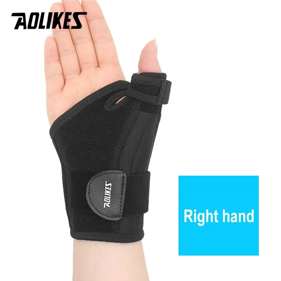 AOLIKES 1PCS Wrist Brace Thumb Brace with Thumb Splins Support for Men and Women, Wrist Stabilizer for Sprains Tendonitis