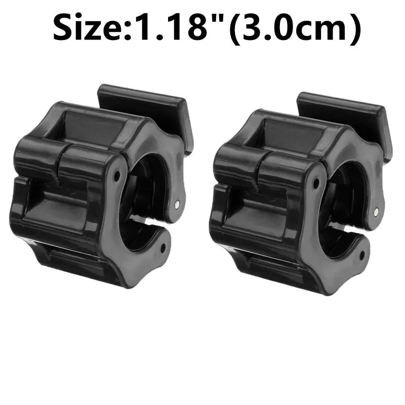 1“/2" Dumbbell Clips Barbell Clamp Collars Quick Release Standard Barbell Clip Non-Slip Lock for Gym Weightlifting Powerlifting