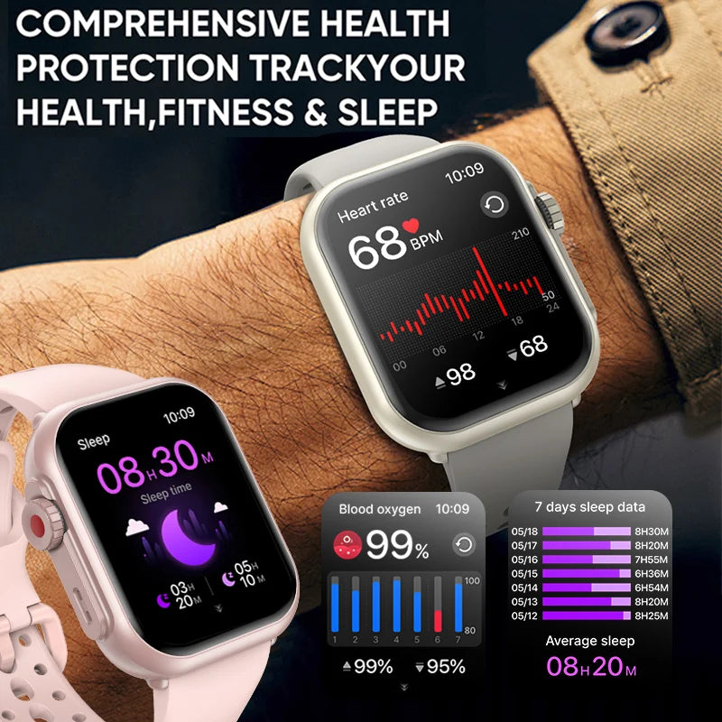 2025 New Watch Ultra 2 SE Men Women 1000mAh Battery HD AMOLED Screen IP68 Waterproof Bluetooth Call For Xiaomi Sport Smart Watch