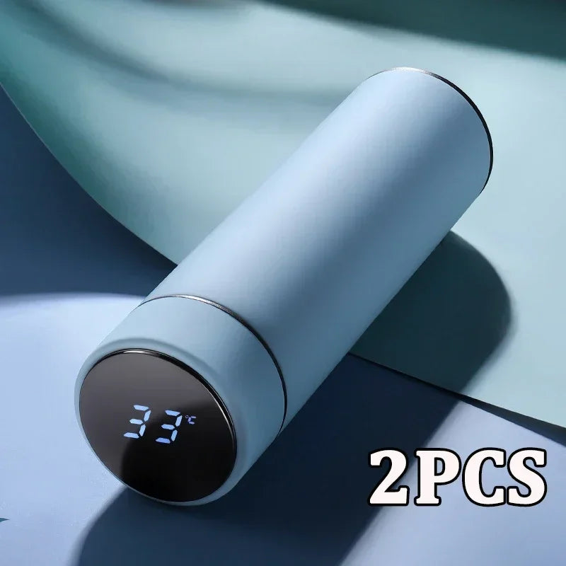 Intelligent Temperature Display Thermal Mug 304 Stainless Steel Thermos Bottle Long-lasting Heat Preservation Cute Water Bottle