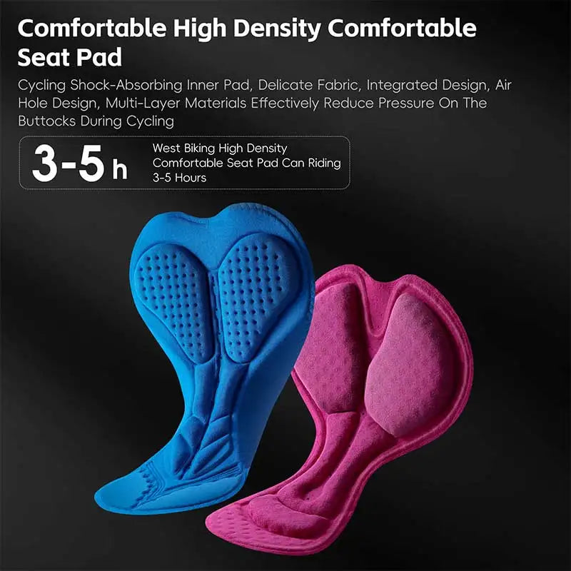 WEST BIKING Thermal Fleece Cycling Bibs Pants Autumn Winter Bicycle Tights Trousers Keep Warm Bike Pad Pants Men Women 0-20°C