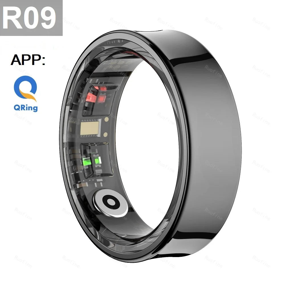 Qring R09 R06 Fitness Tracker Waterproof Connected Ring Man Remote Control Electronic Swimming Pool New Arrival Smartring 2024