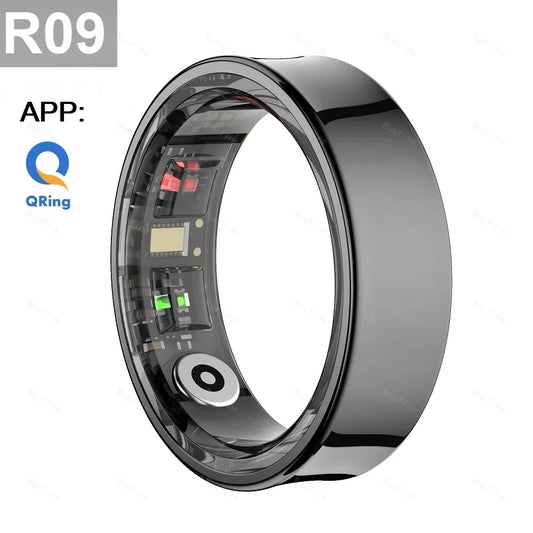 Qring R09 R06 Fitness Tracker Waterproof Connected Ring Man Remote Control Electronic Swimming Pool New Arrival Smartring 2024