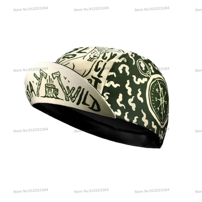 Cycling Hat Funny Road Bicycle Cap Summer Breathable Colorful Bike Headwear Men and Women Gorra Ciclismo