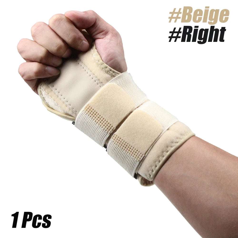 1Pc Professional Wrist Support Splint Arthritis Band Belt Carpal Tunnel Wrist Brace Sprain Prevention Wrist Protector for Fitnes