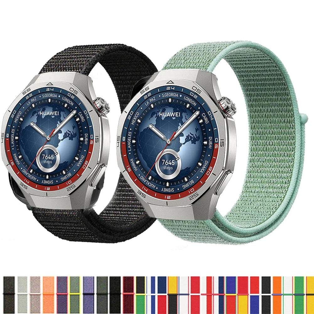 Nylon Loop Strap for Huawei Watch GT 5 Pro 46mm Smartwatch Replacment Bracelet Sport Watchband Correa for Huawei GT5 Watch Band