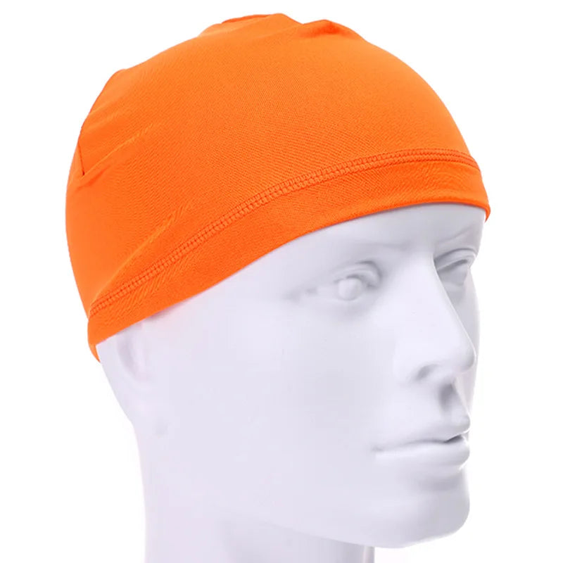 Unisex Quick Dry Helmet Cycling Cap, Anti-UV, Anti-Sweat, Sports Hat, Motorcycle, Bike Riding, Bicycle, Unisex Inner Cap