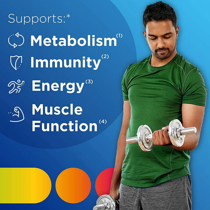Centrum Multivitamin for Men and Mineral Supplements, Energy Support, Muscle Mass, Immune System, Antioxidants