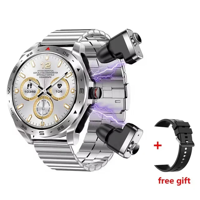 2024 New Smart Watch TWS 2-in-1 Bluetooth Earphones HIFI 9D Sound Quality Bluetooth Call For Men and Women Sports Smartwatches