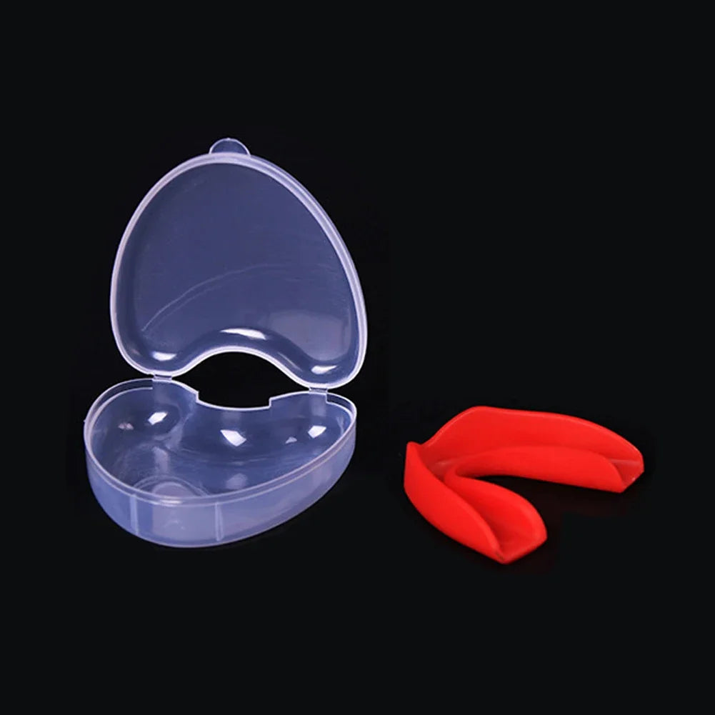 Sport Mouth Guard Teeth Protector Adults Mouthguard Tooth Brace Protection Basketball Rugby Boxing Karate With Plastic Case Box