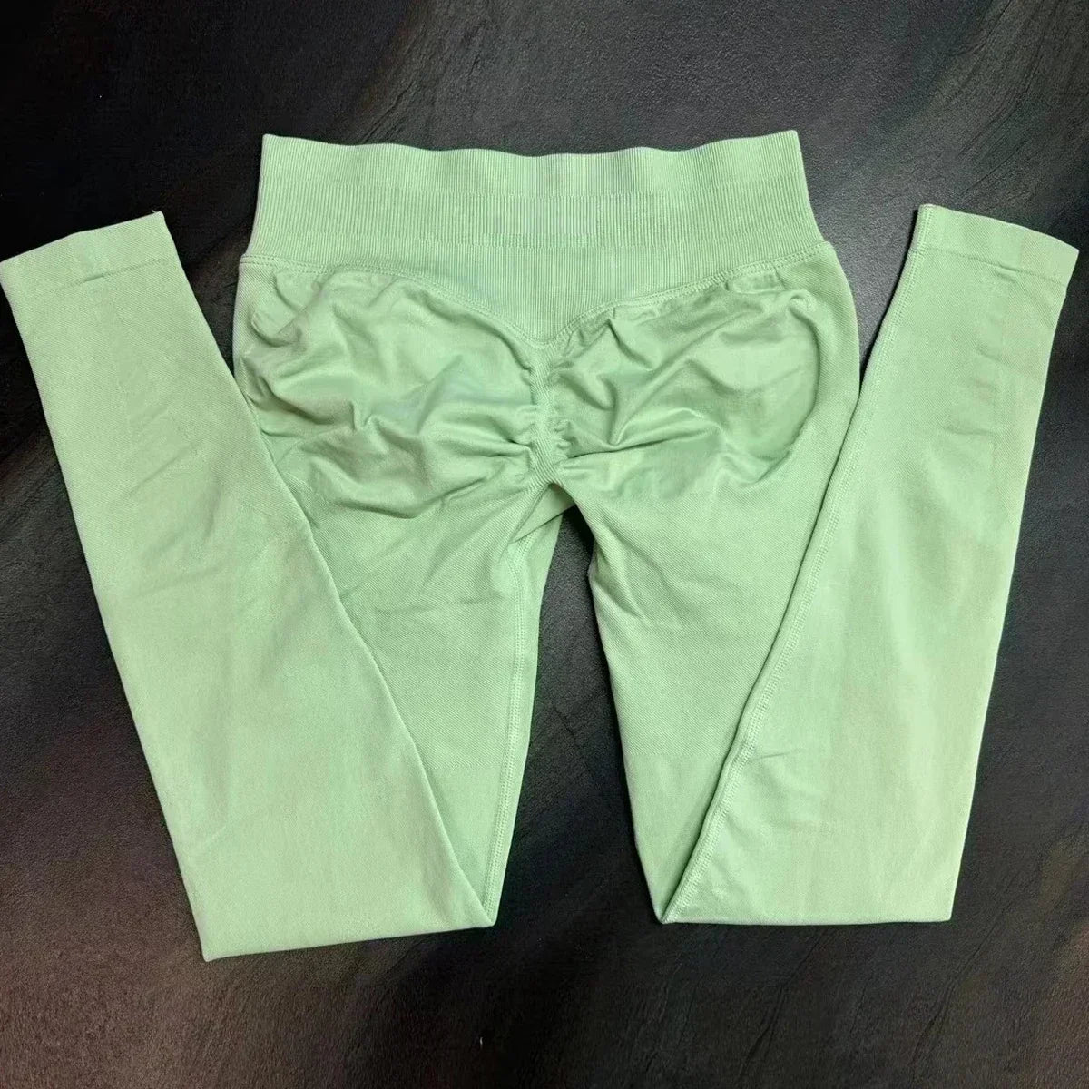 Impact Leggings With Logo Women Seamless Yoga Legging Scrunch Bum Gym Legging Workout Yoga Pants Low Waistband Sports Tights