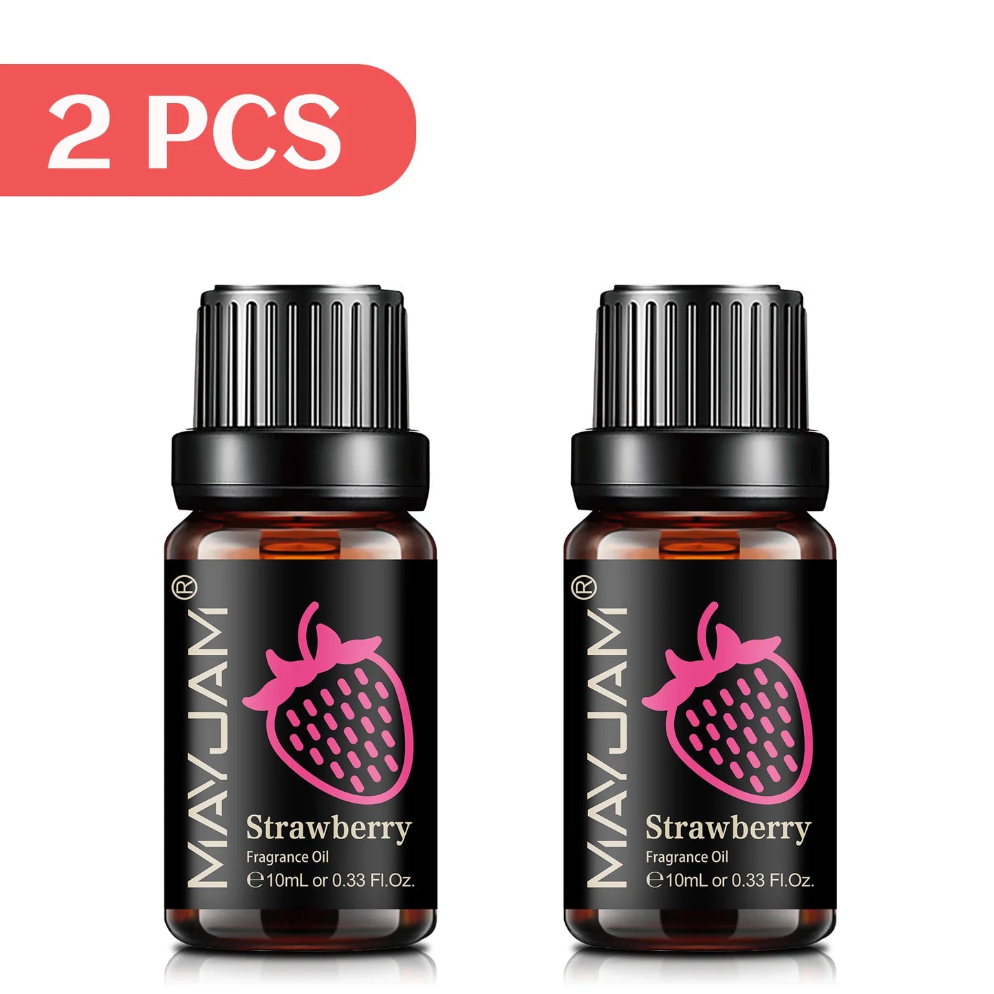 MAYJAM 10ML Fruit Fragrance Oil Strawberry Watermelon Mango Coconut Cherry For Humidifier Candle Soap Making Air Freshener