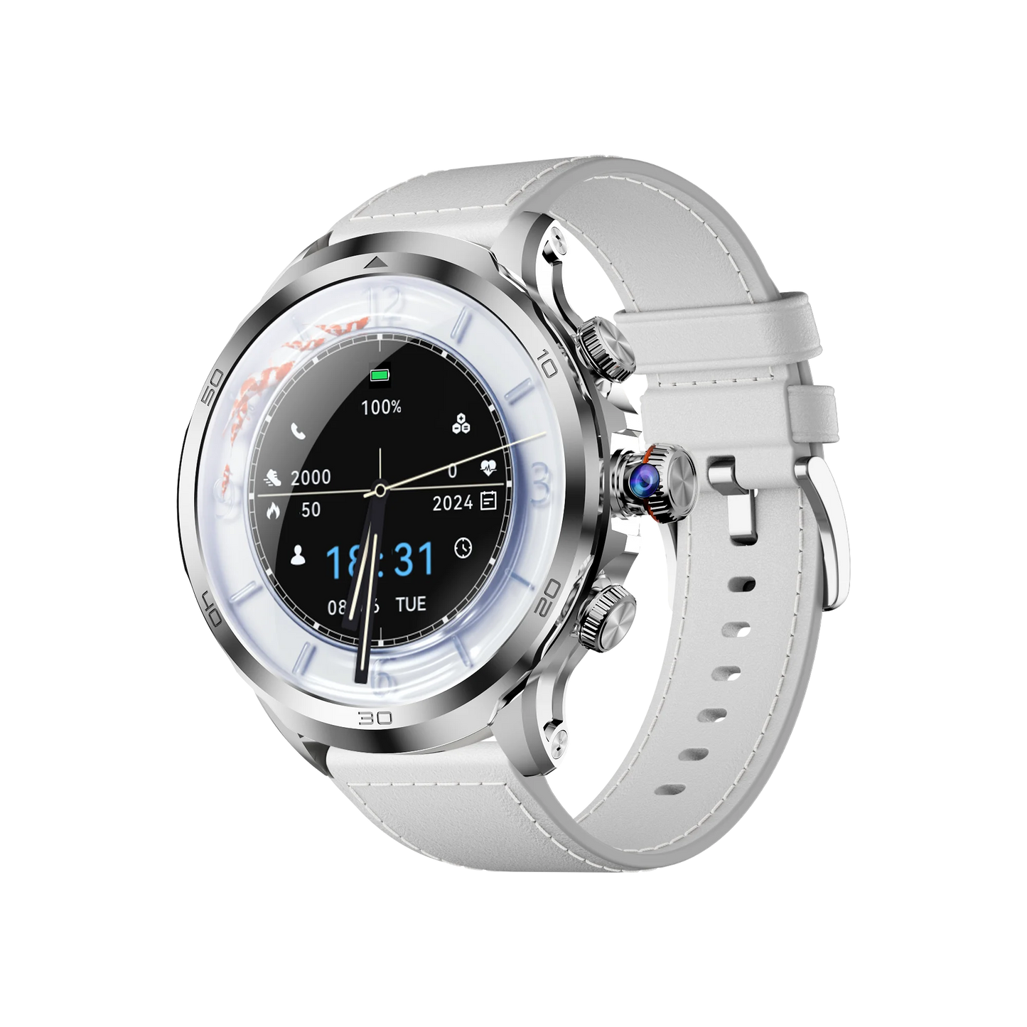 H19 Smart Watch 4G Android 9.0 OS 1990Mah NFC 466*466 Heart Rate 1.95 inch Large Screen GPS WIFI Smartwatch for Men Women Gift