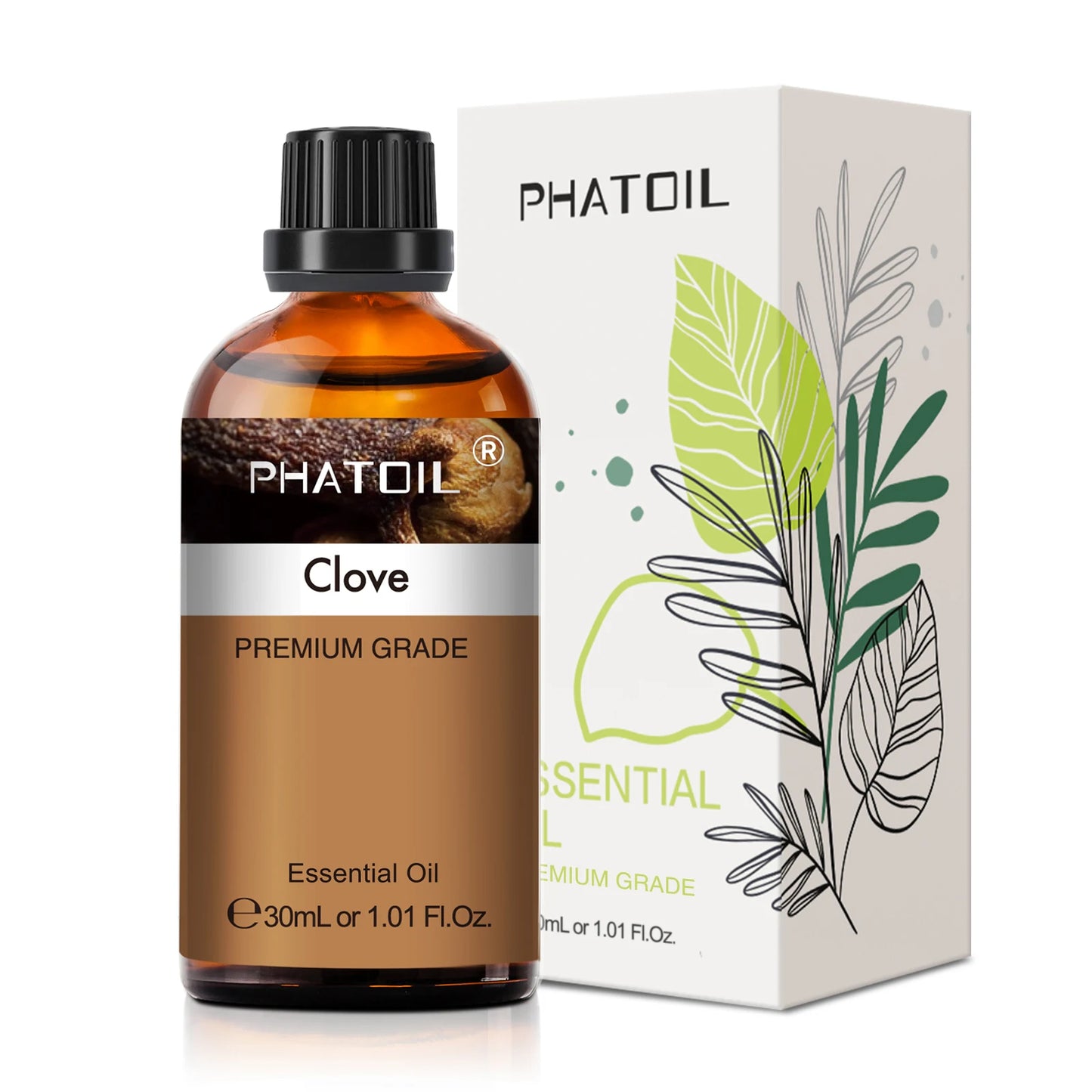 PHATOIL 30ml Aromatherapy Essential Oil Lavender Eucalyptus Vanilla Sweet Orange Aroma Oils For Diffuser Candle Making DIY Soap