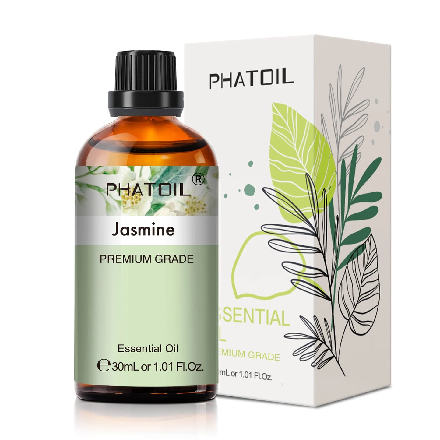 PHATOIL 1PCS Aromatherapy Essential Oil 30ml Lemon Eucalyptus Spearmint Australian Tea Tree Juniper Rose Aroma Essential Oils