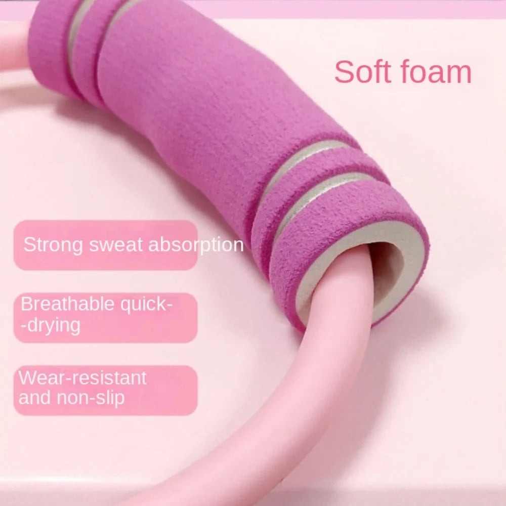 6-Tube Resistance Bands Set with Foam Sport At Home Yoga Pedal Puller Shoulder Opening TPE 8-Line Tension Rope Fitness Equipment