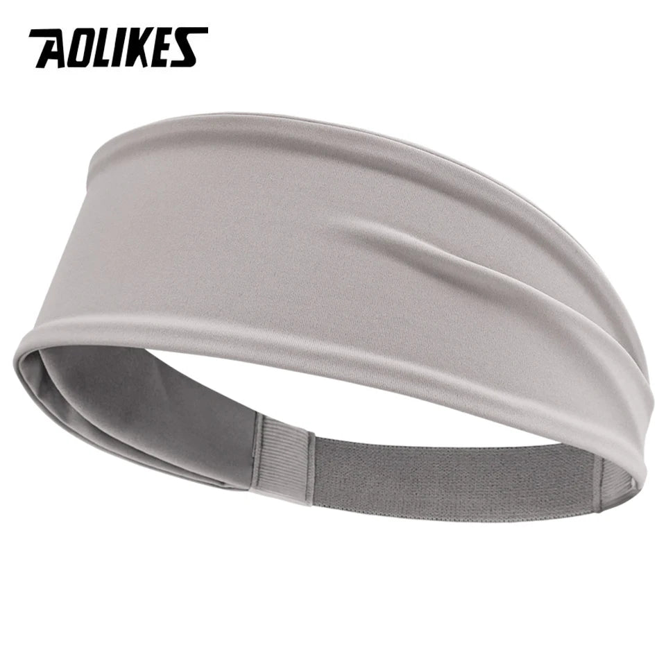 AOLIKES Sport Headbands for Men Women Non-Slip Moisture Wicking Workout Sweatband Fitness Running Cycling Football Yoga Hairband