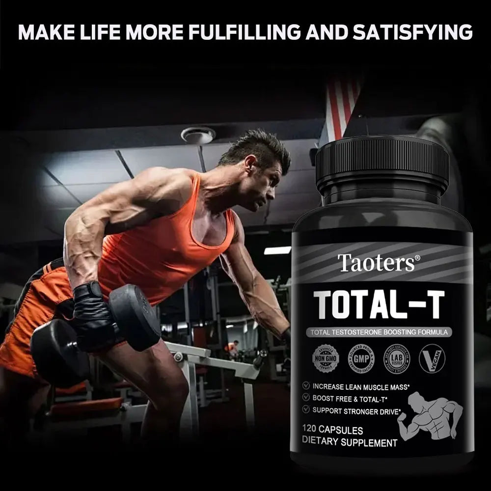 Supports Healthy Muscle Levels - Men's Supplement, Energy and Vitality Booster, Supports Strength and Endurance