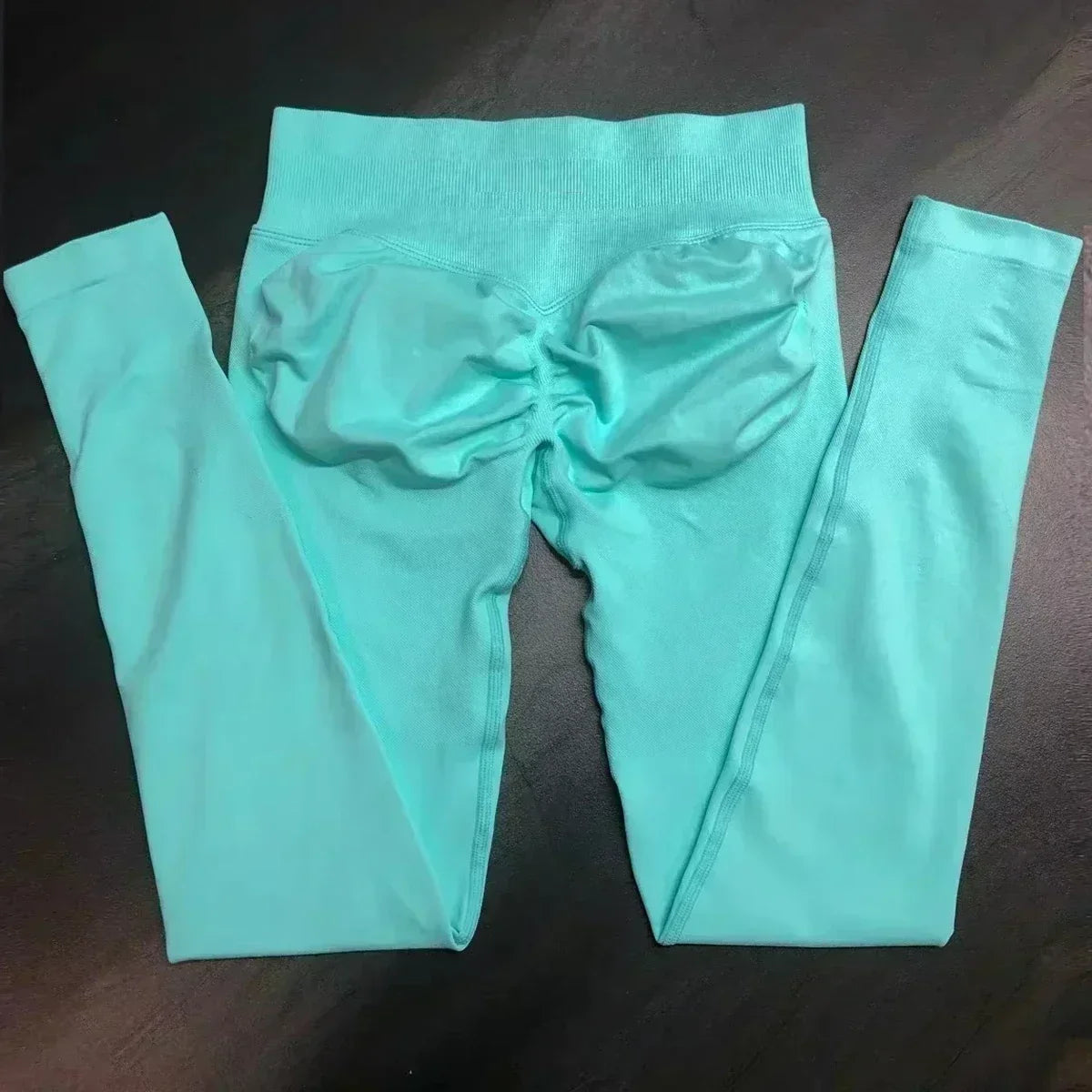 Impact Leggings With Logo Women Seamless Yoga Legging Scrunch Bum Gym Legging Workout Yoga Pants Low Waistband Sports Tights