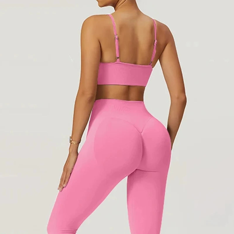 Butt Lifting Leggings Gym Yoga Pants Push Up Seamless Sports Tights Woman Fitness Booty Leggins Workout Running Scrunch Pants