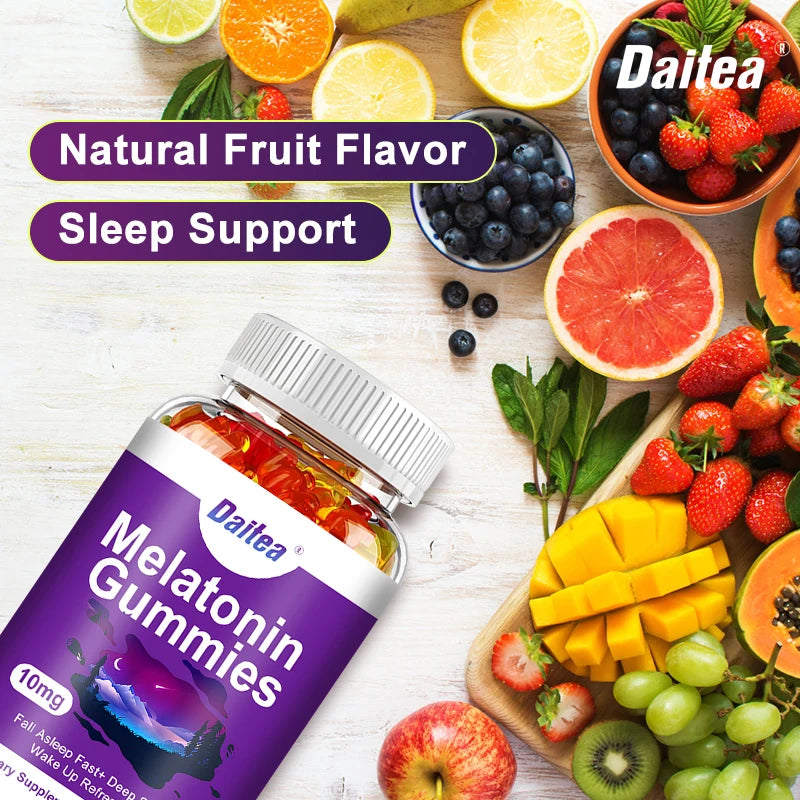 Melatonin 10 Mg Adult Gummies - Maximum Strength Sleep & Deep Sleep Gummies - Gluten Free, Non-GMO, Vegetarian