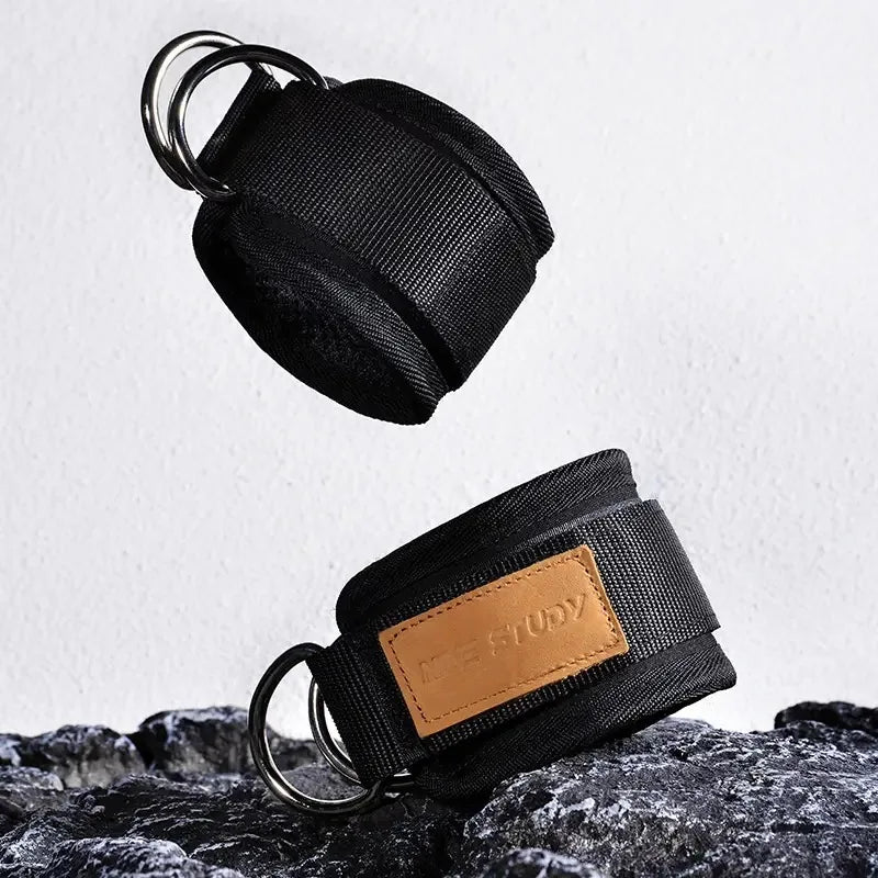 Adjustable Wrist Cuffs Neoprene Padded Straps for Cable Machines Resistant Band Strength Training Fitness Equipment